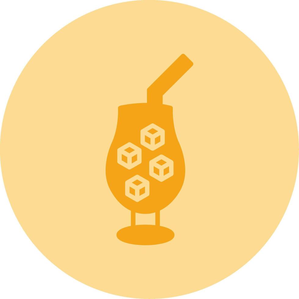 Ice Dual Tone Circle Icon vector