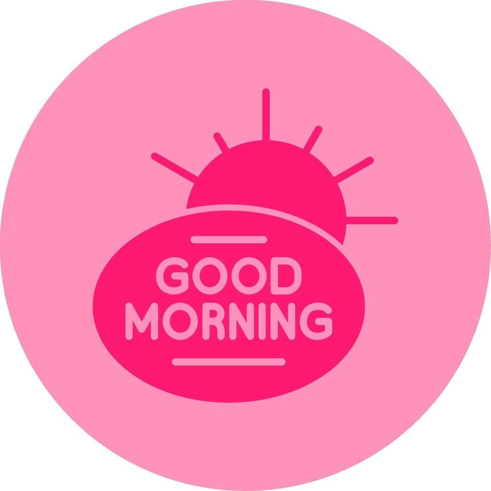 GoodMorning☆Coll Good Morning lettering isolated on white colourful text