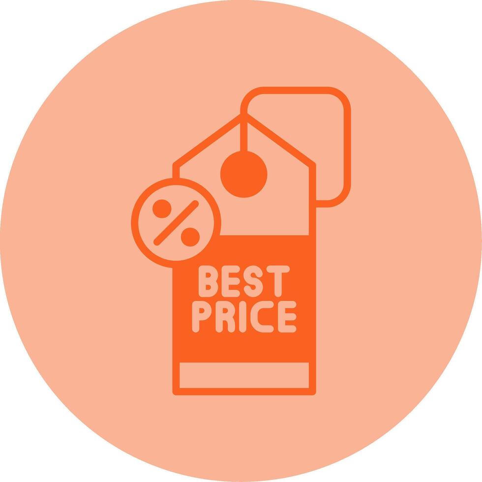 Best Price Dual Tone Circle Icon vector
