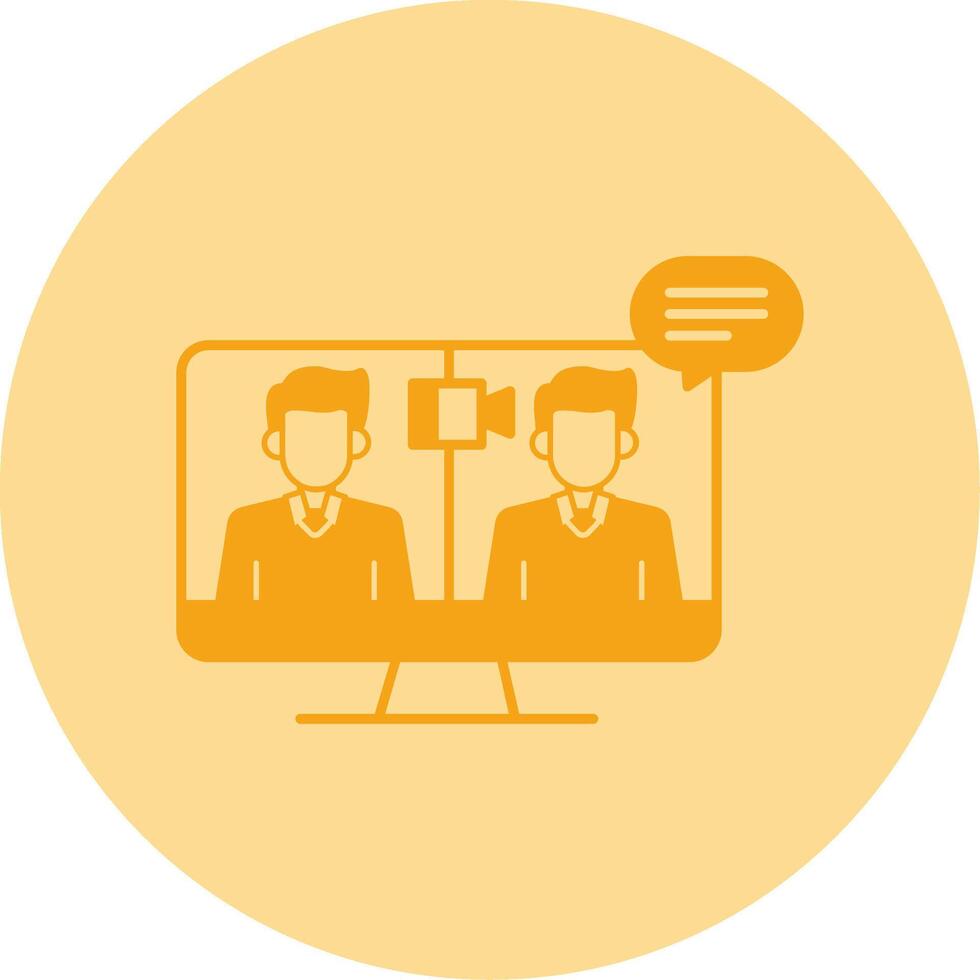 OnDual Tone Circle Conference Dual Tone Circle Icon vector