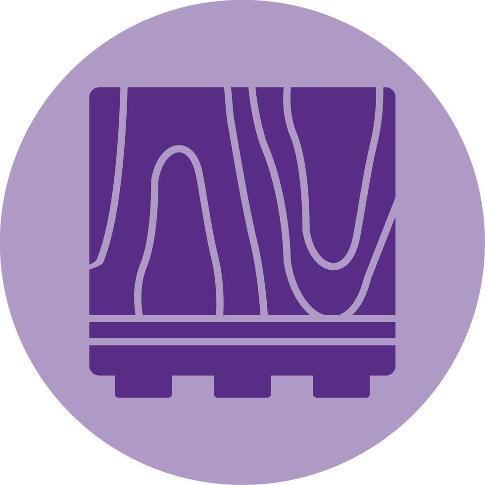 Floor Dual Tone Circle Icon vector