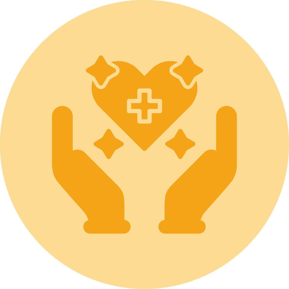 Self Consciousness Dual Tone Circle Icon vector