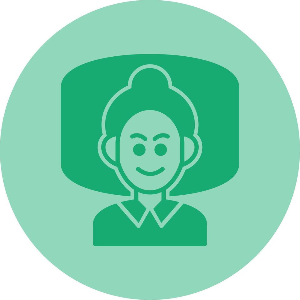 Insomnia Dual Tone Circle Icon vector