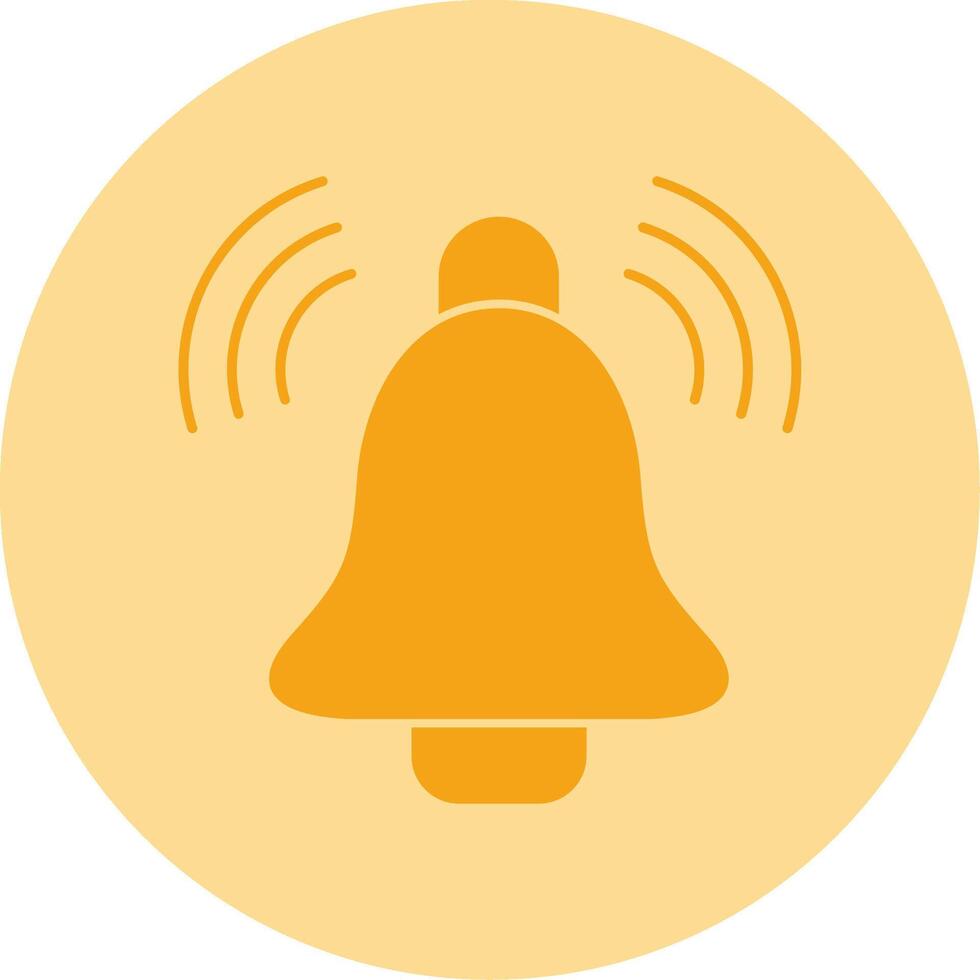 Alarm Dual Tone Circle Icon vector