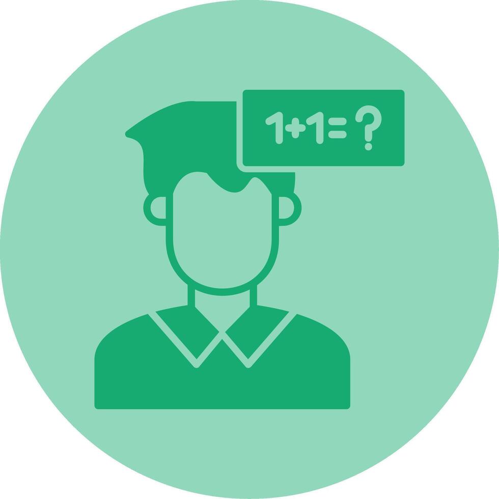 Parkinson Dual Tone Circle Icon vector
