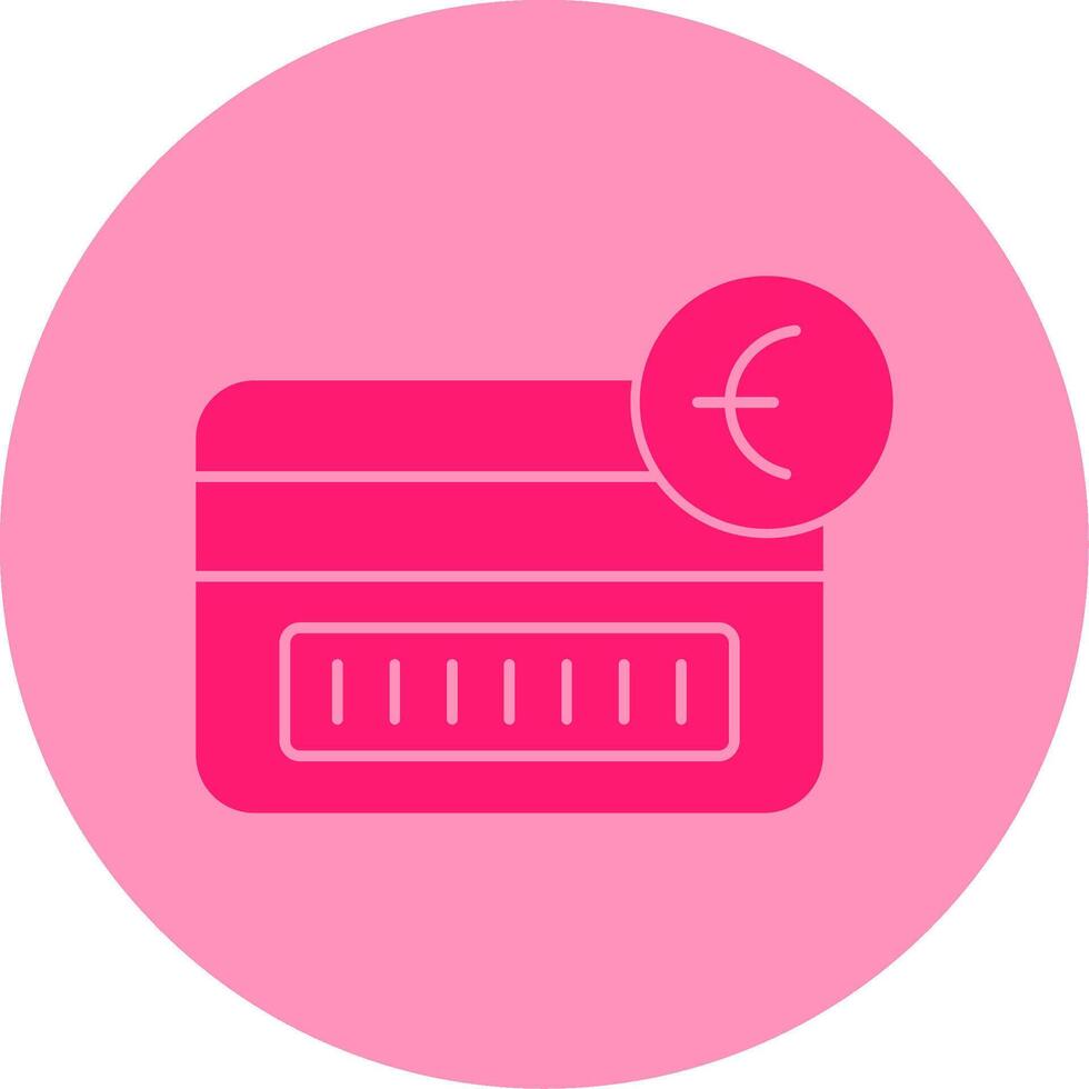 Tap To Pay Dual Tone Circle Icon vector
