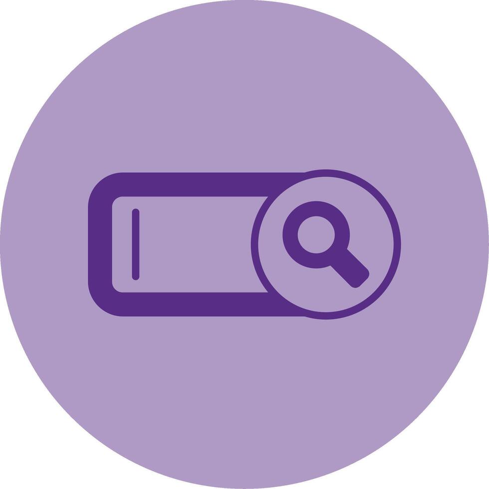 Search Dual Tone Circle Icon vector