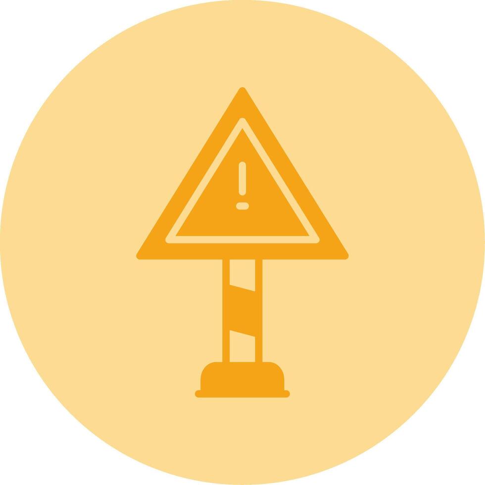 Risk Dual Tone Circle Icon vector