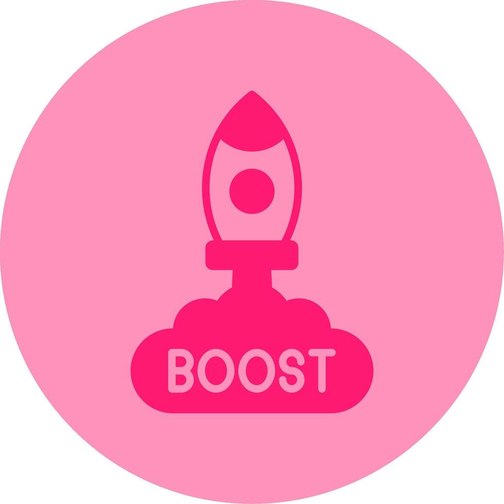 Boost Dual Tone Circle Icon vector
