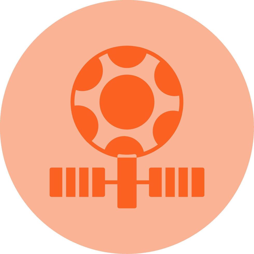 Satellite Dual Tone Circle Icon vector
