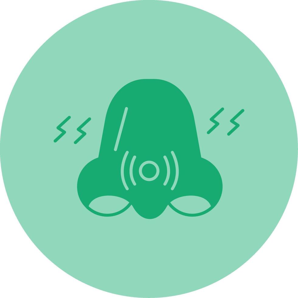 Congestion Dual Tone Circle Icon vector