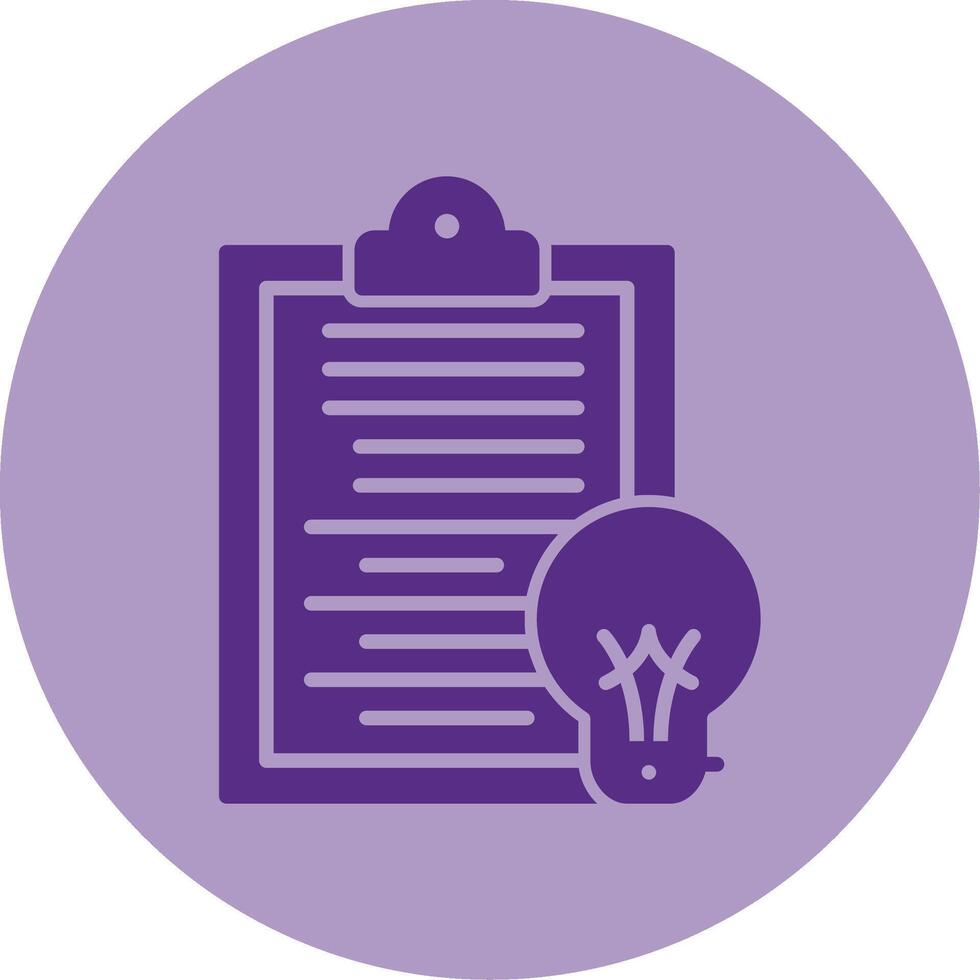 Summary Dual Tone Circle Icon vector