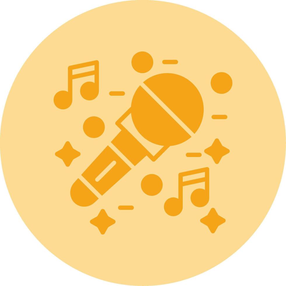 Music Dual Tone Circle Icon vector