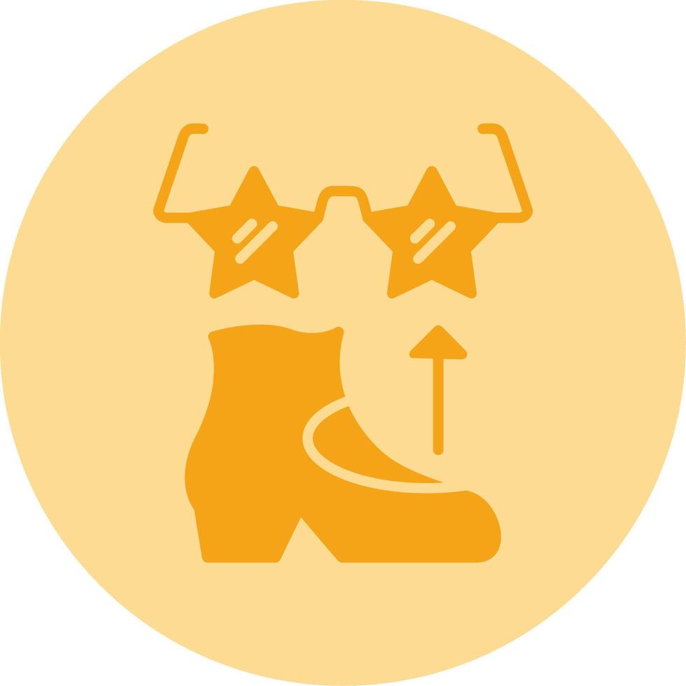 Funk Dual Tone Circle Icon vector