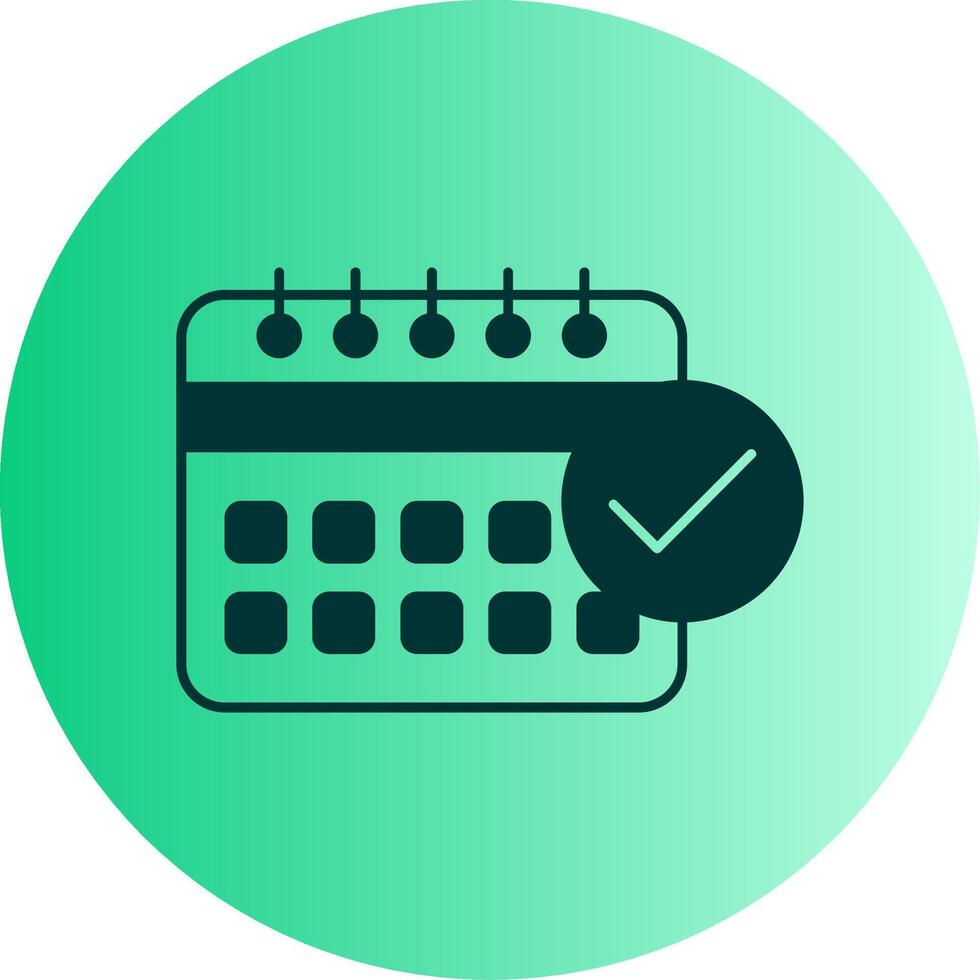 DeadDual Tone Gradient Circle Meet Dual Tone Gradient Circle Icon vector