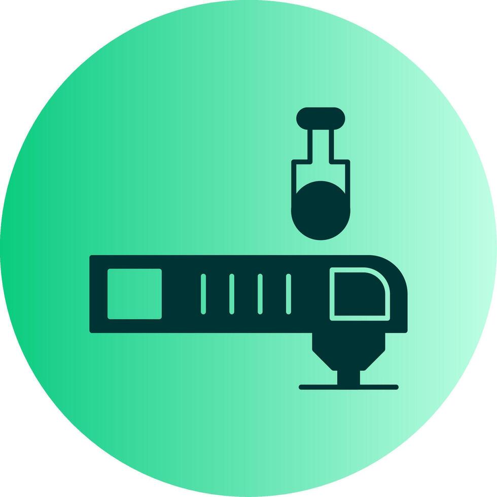 Oscillating Multi Tool Dual Tone Gradient Circle Icon vector