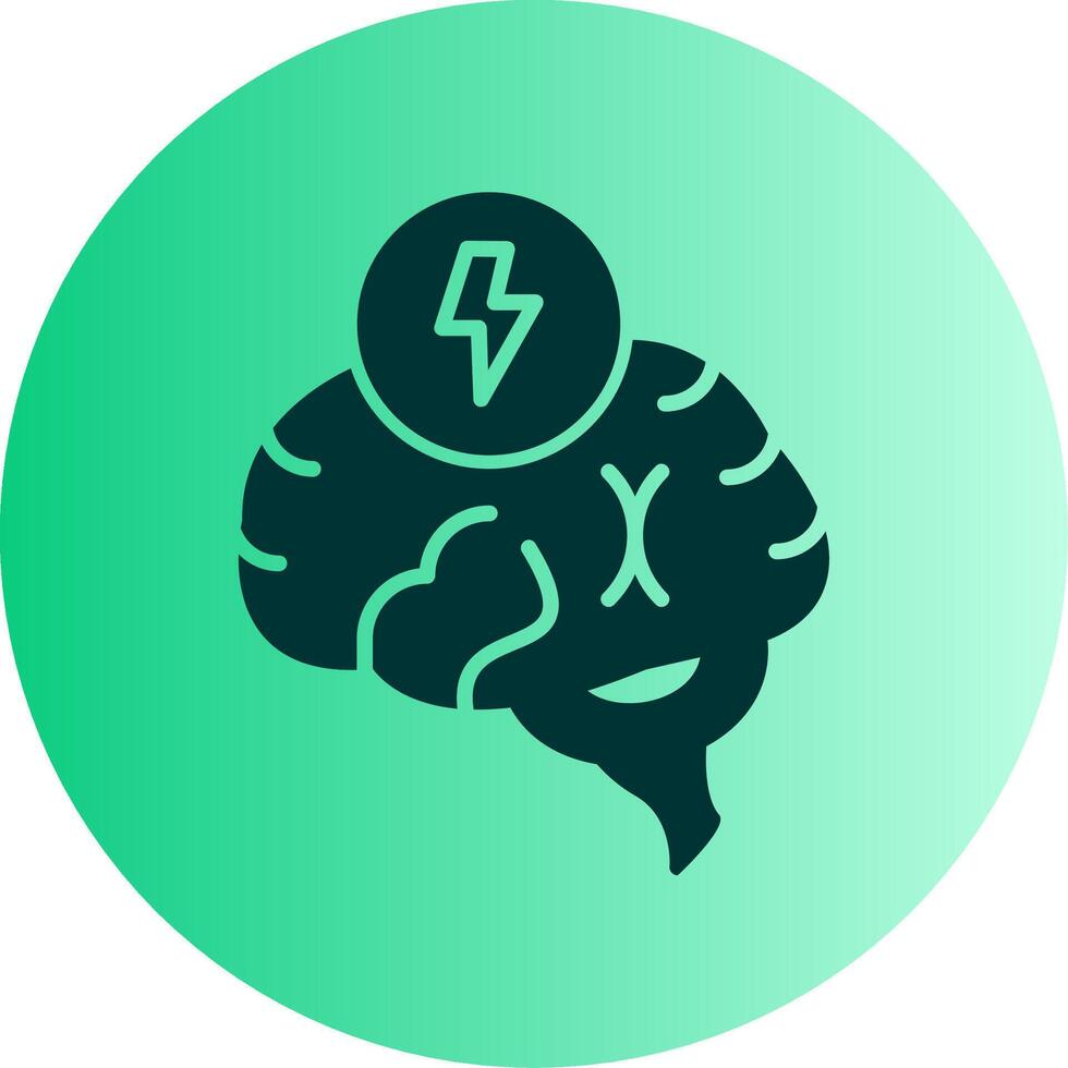 Tension Dual Tone Gradient Circle Icon vector
