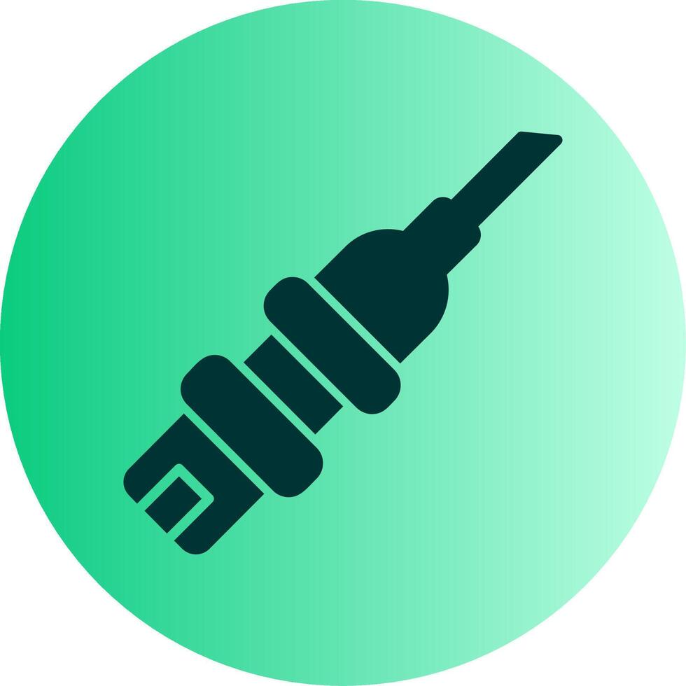 Catheterization Dual Tone Gradient Circle Icon vector