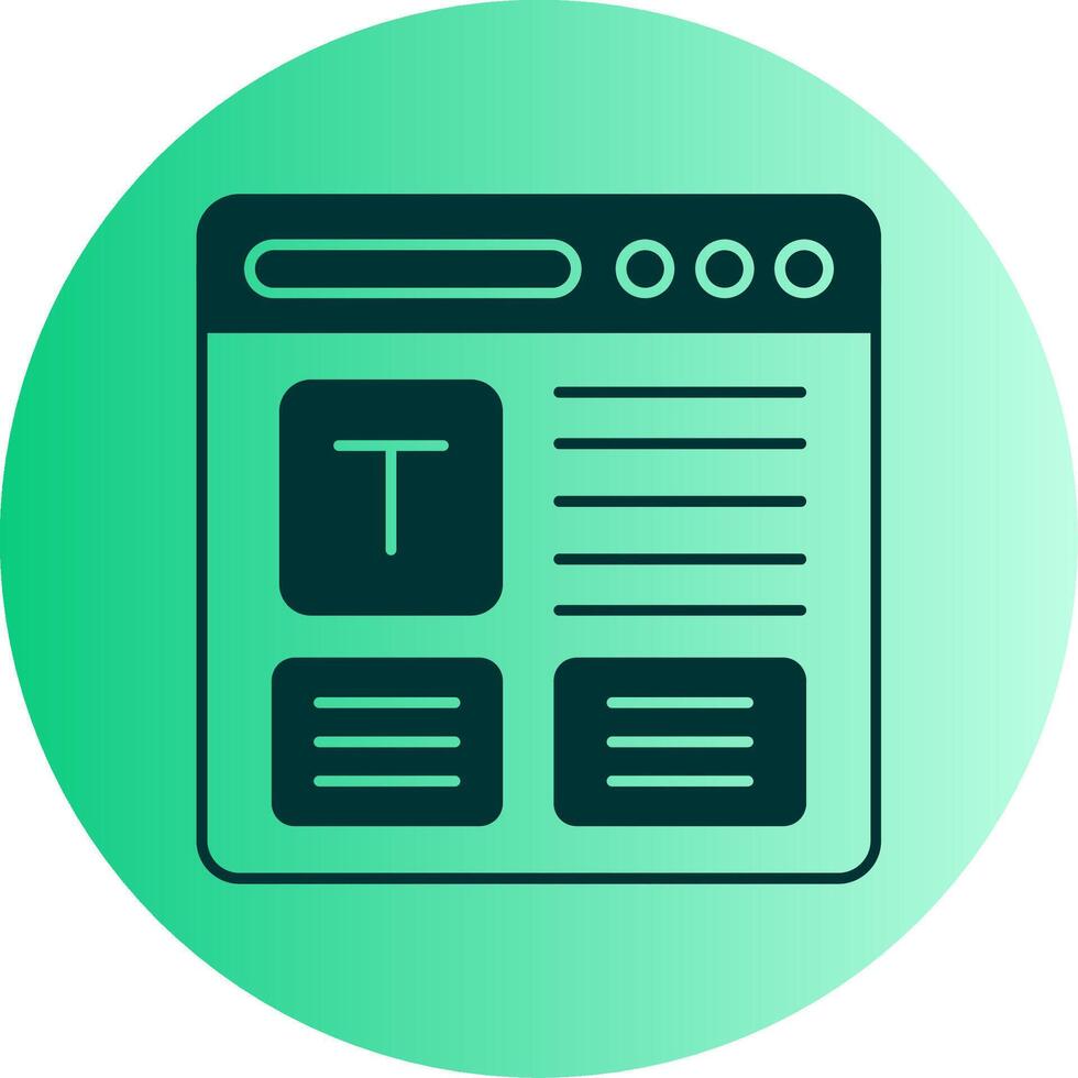 Refresh Dual Tone Gradient Circle Icon vector