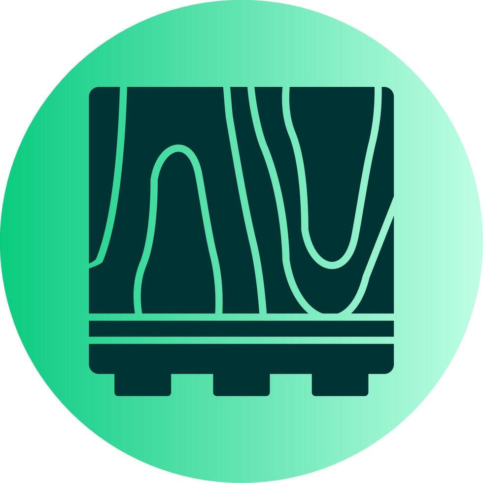 Floor Dual Tone Gradient Circle Icon vector