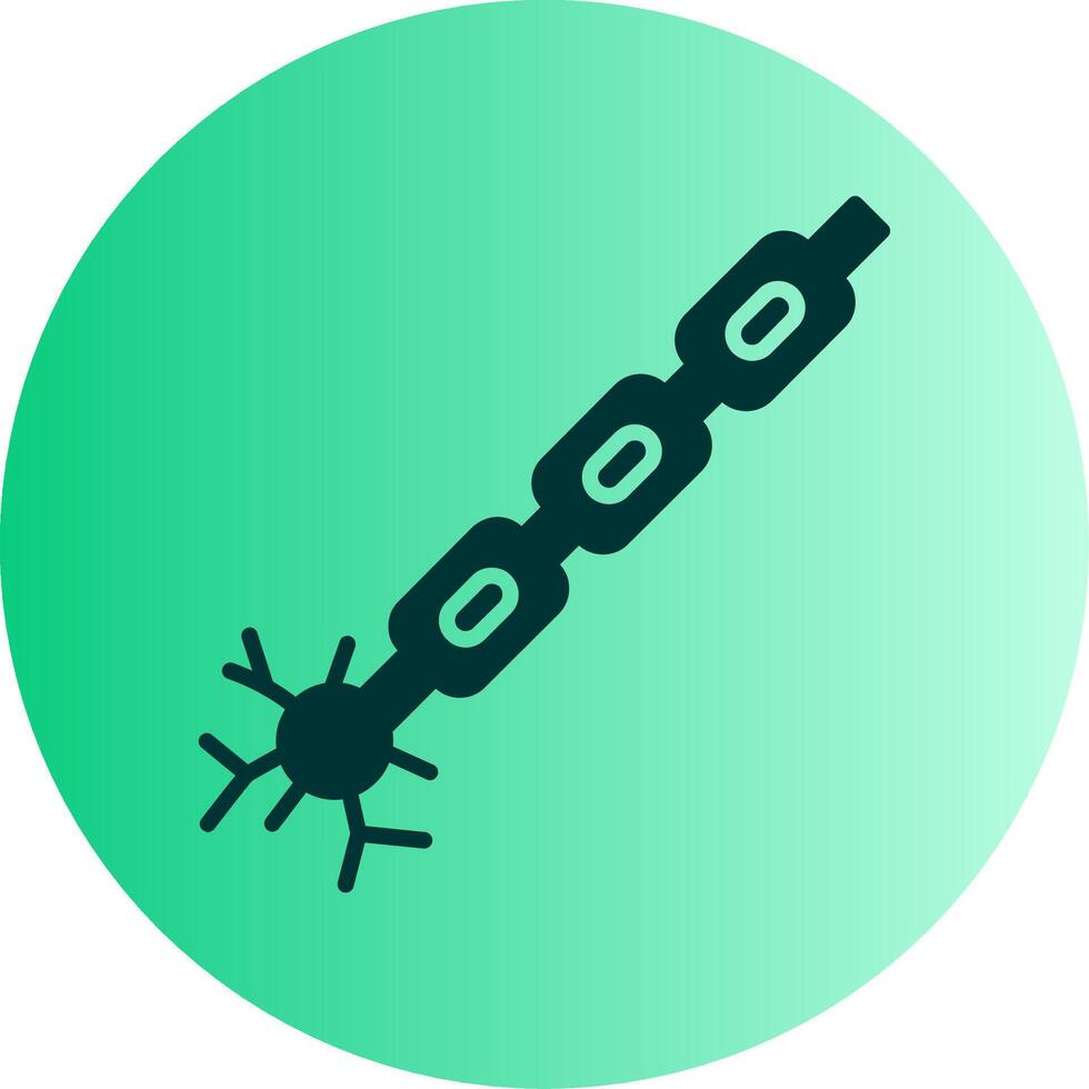 Myelin Dual Tone Gradient Circle Icon vector