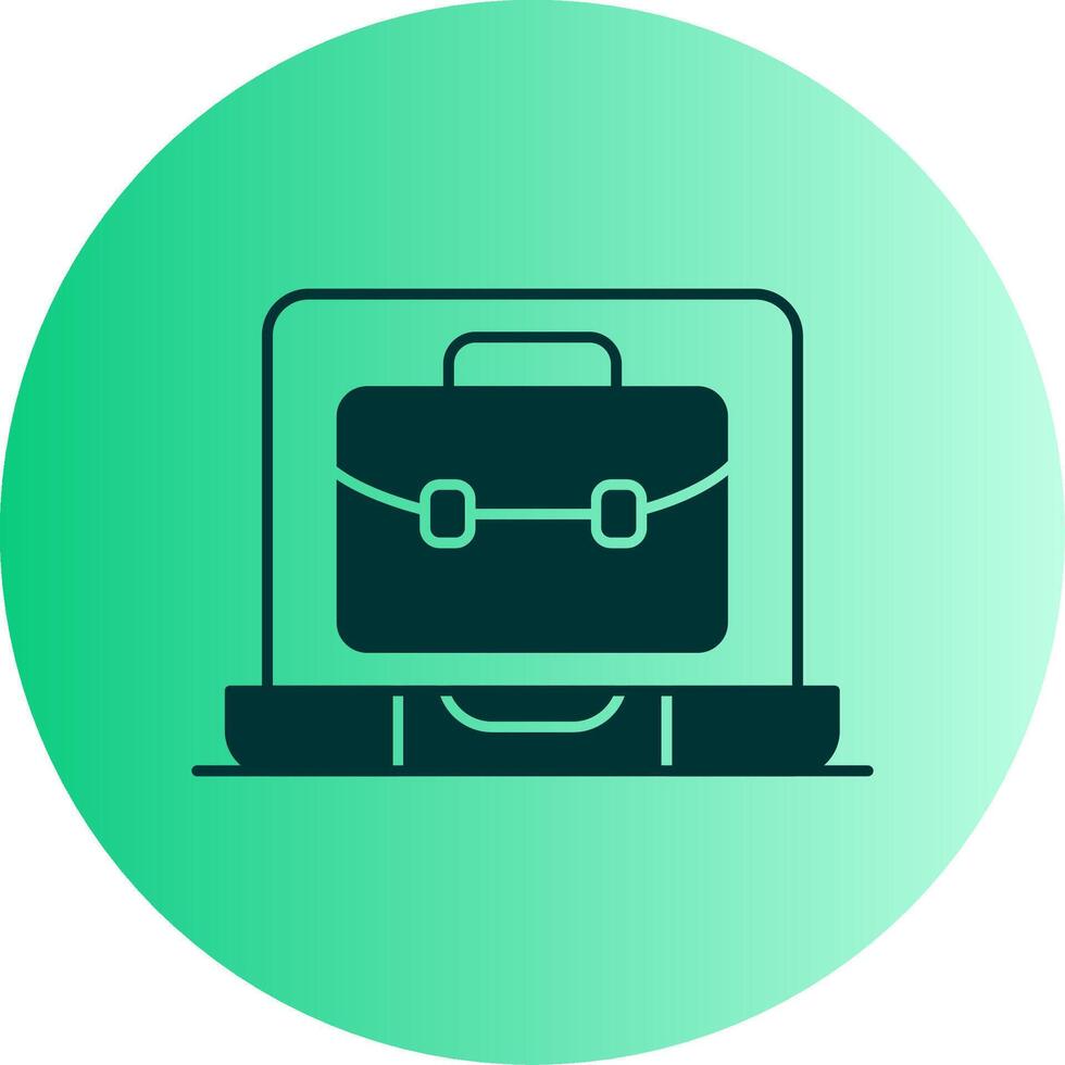 OnDual Tone Gradient Circle Portfolio Dual Tone Gradient Circle Icon vector