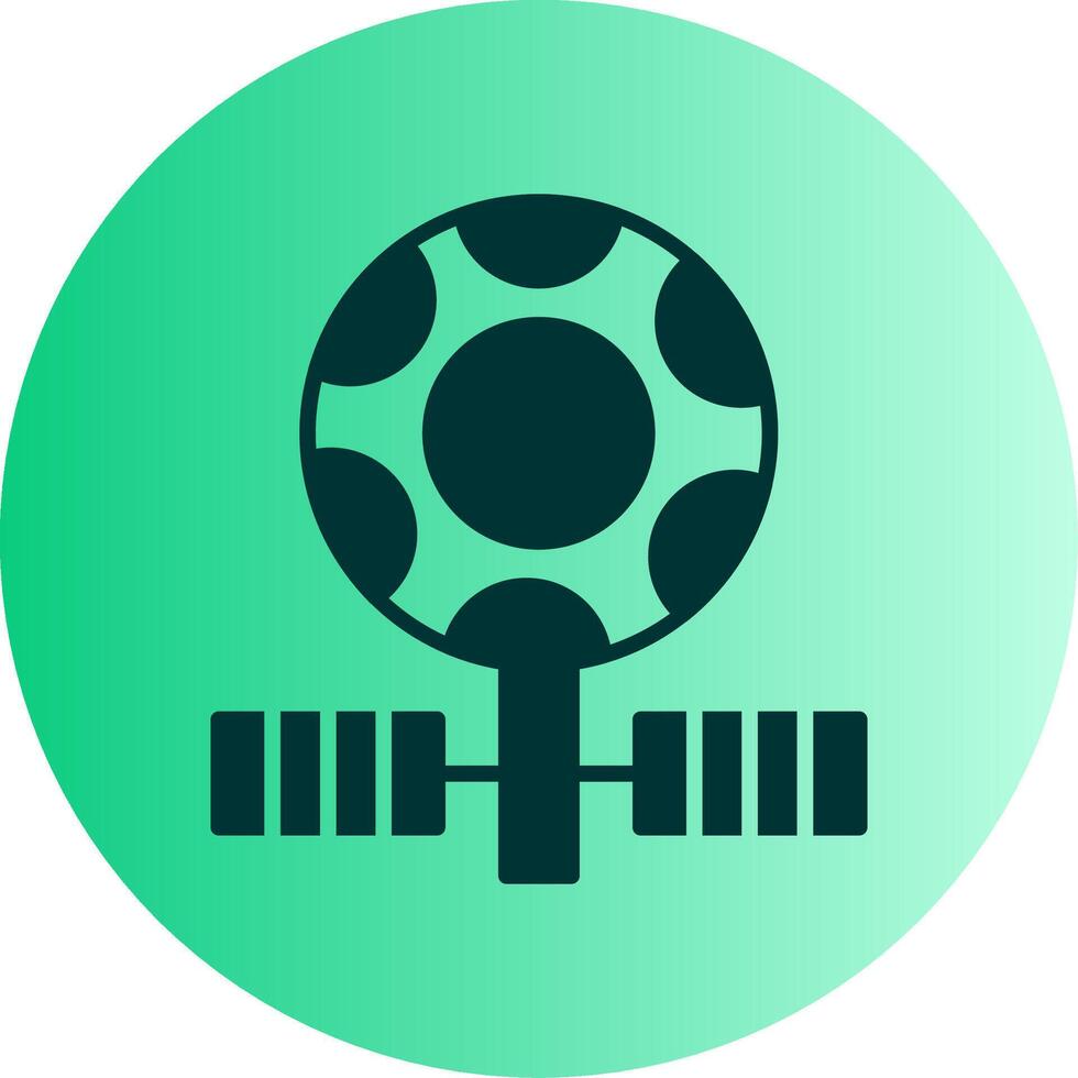 Satellite Dual Tone Gradient Circle Icon vector