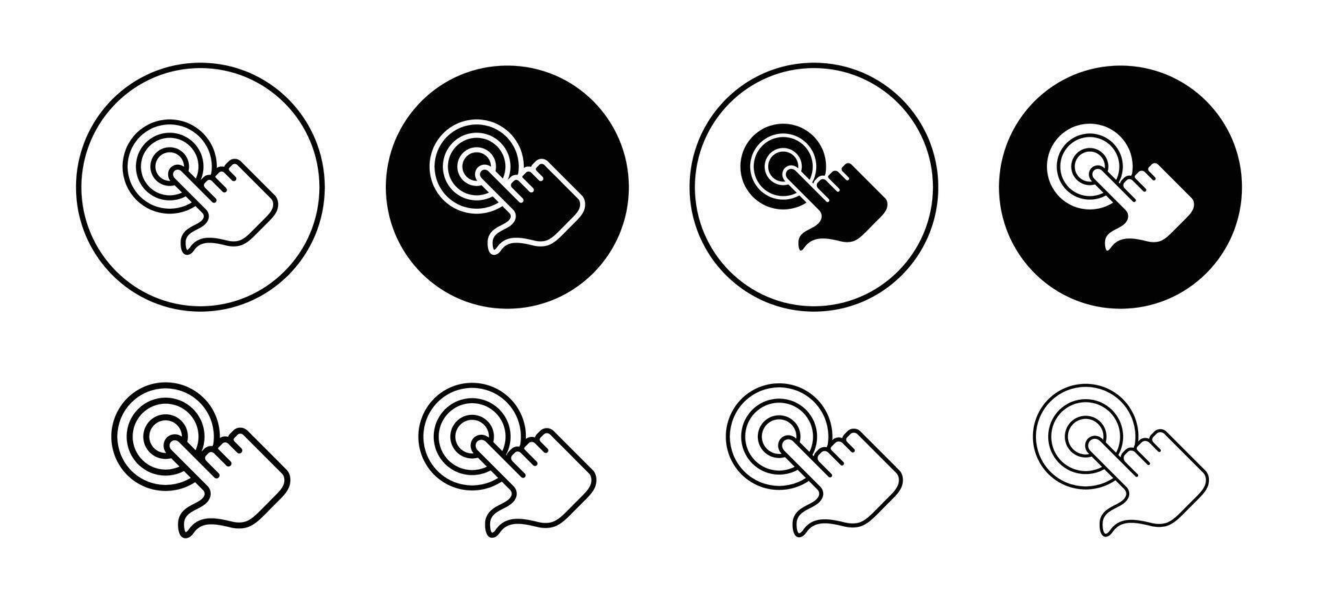 User interface icon set collection. User interface Outline flat Icon. vector