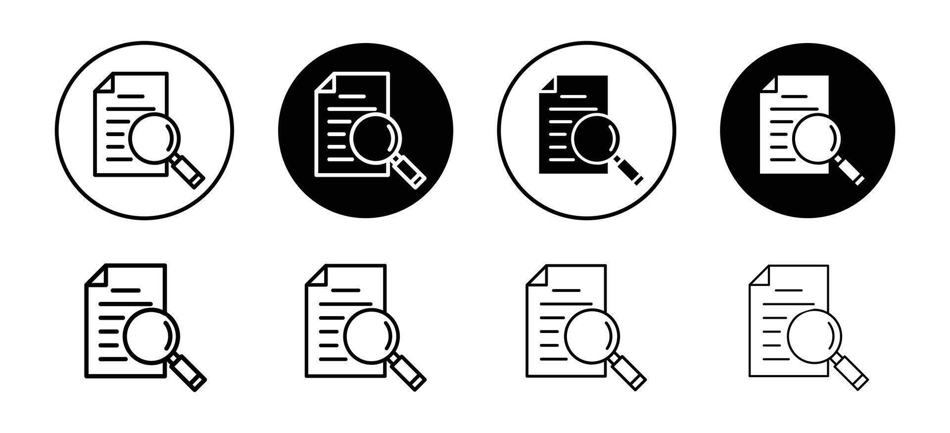 Case studies icon vector