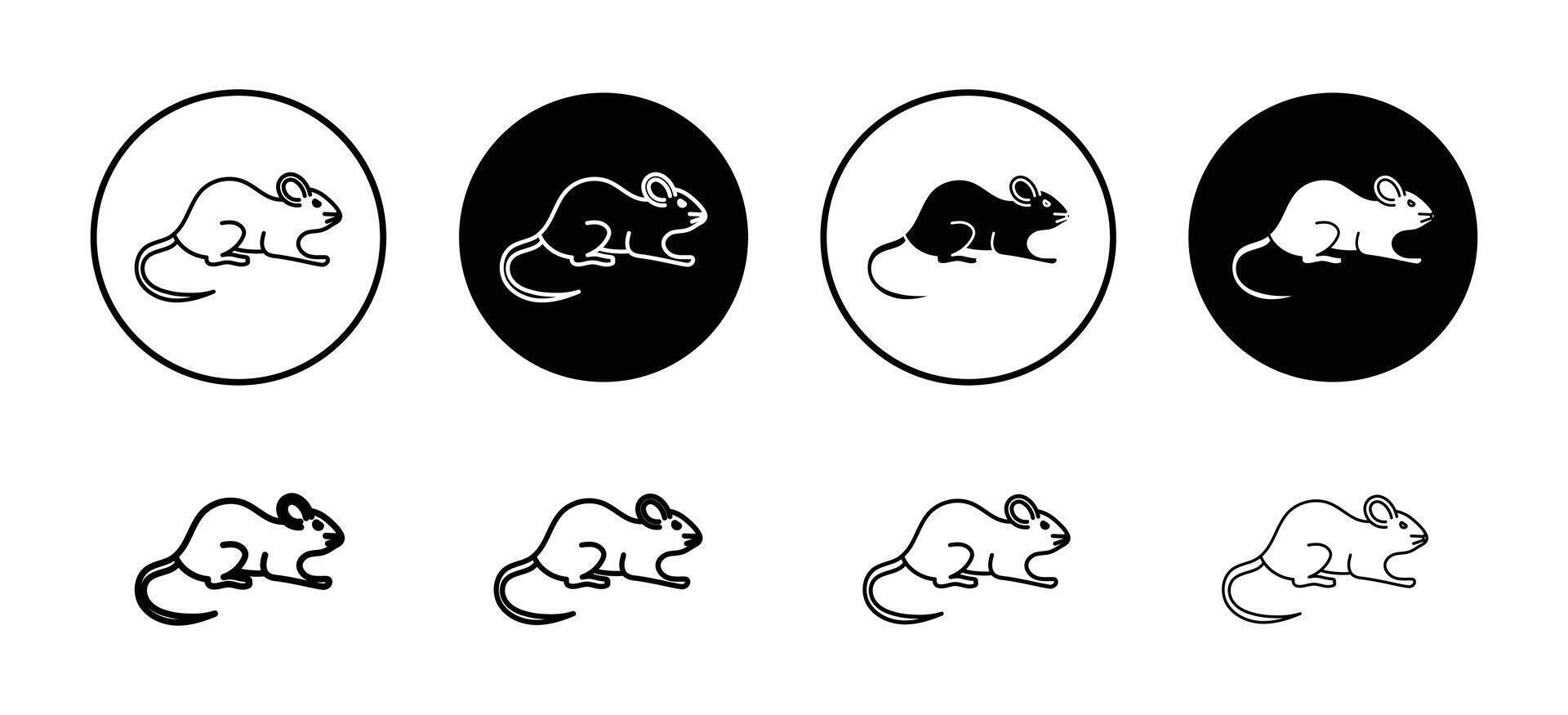 Mouse animal drawing icon. rat mascot symbol vector