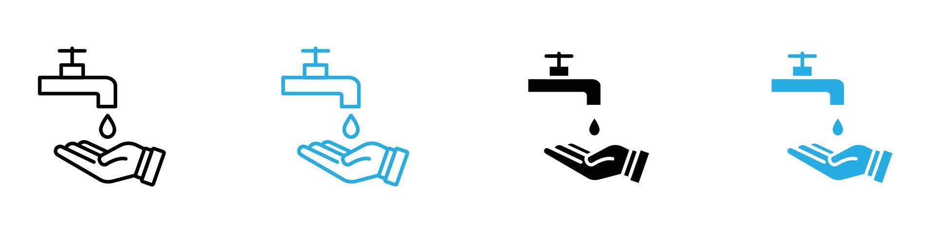 Ablution Icon Perfect for Islamic Ritual and Cleansing Themes vector