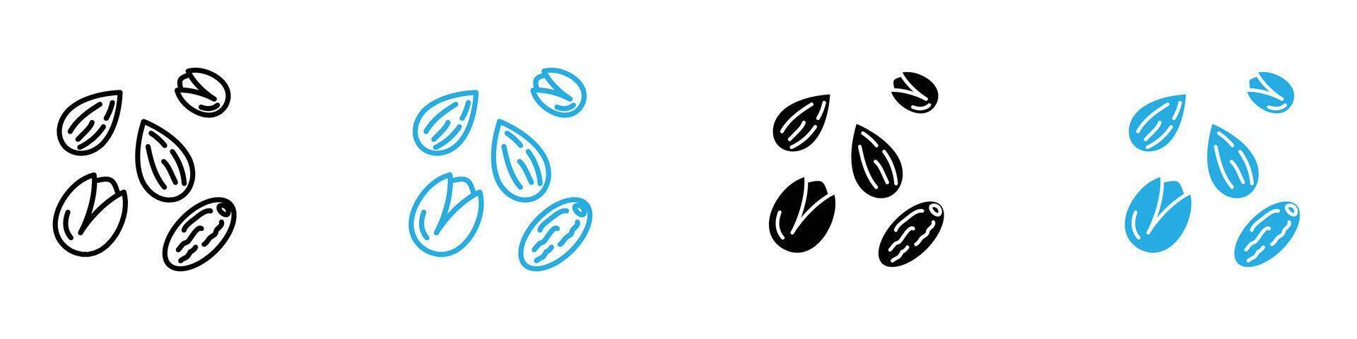 Dry Fruit Icon Ideal for Healthy Eating and Snack Designs vector