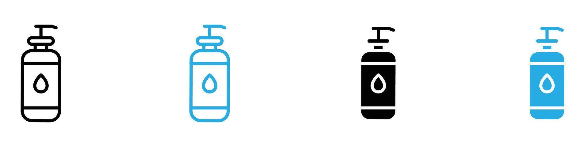 Facial Cleanser Icon Ideal for Skincare and Hygiene Illustrations vector