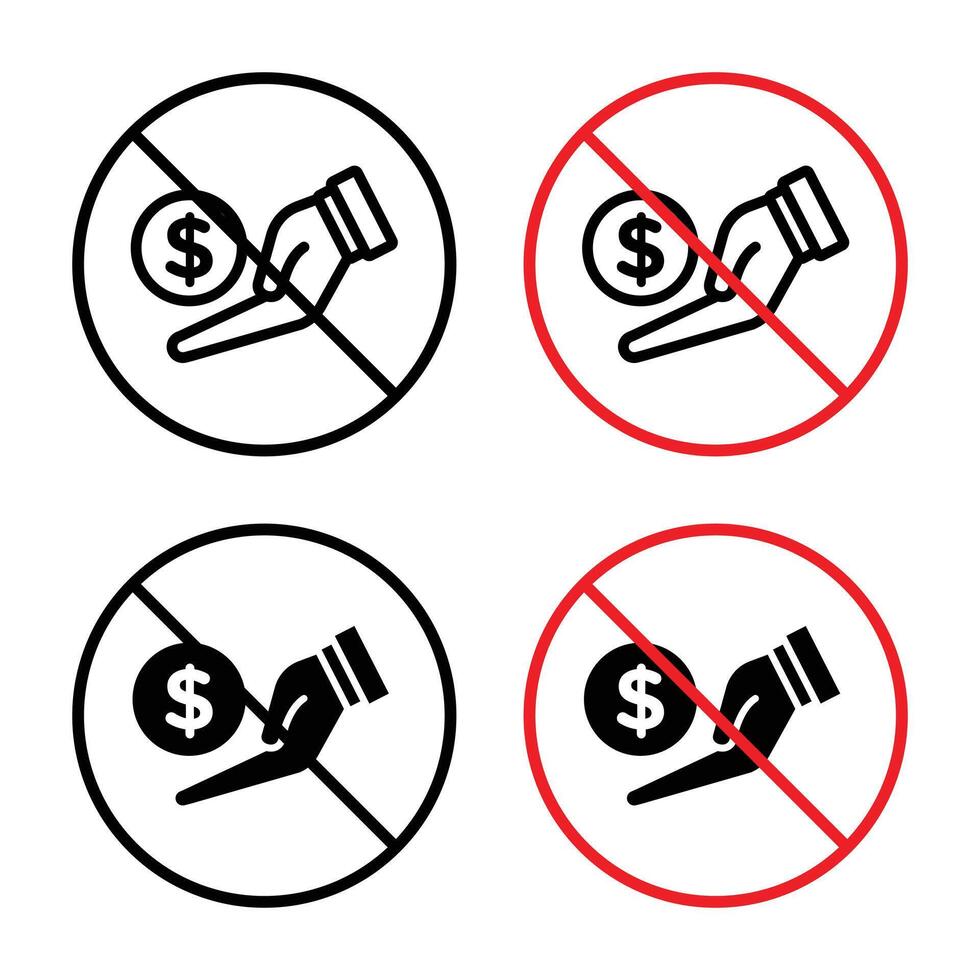 No money sign vector
