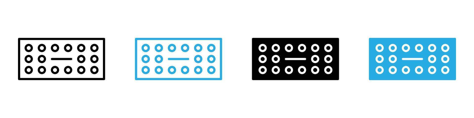 Oral contraception icon vector
