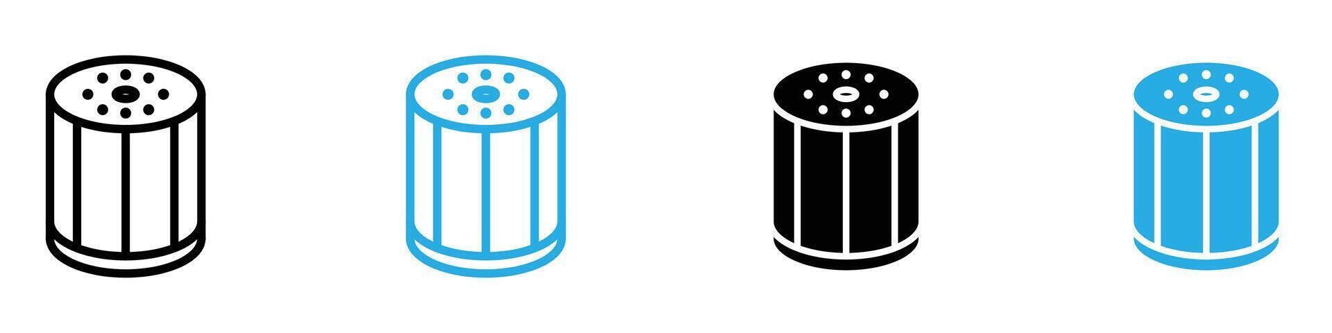 Oil filter icon vector