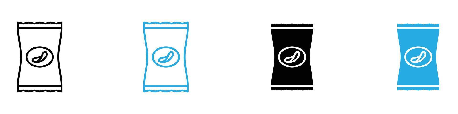Potato chips icon vector