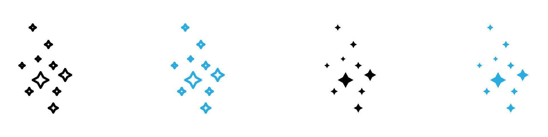 Shine Icon for Brightness, Cleanliness, and Visual Appeal Illustrations vector