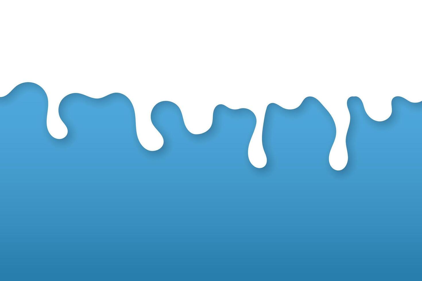 Waves of milk falling down, yogurt texture. vector