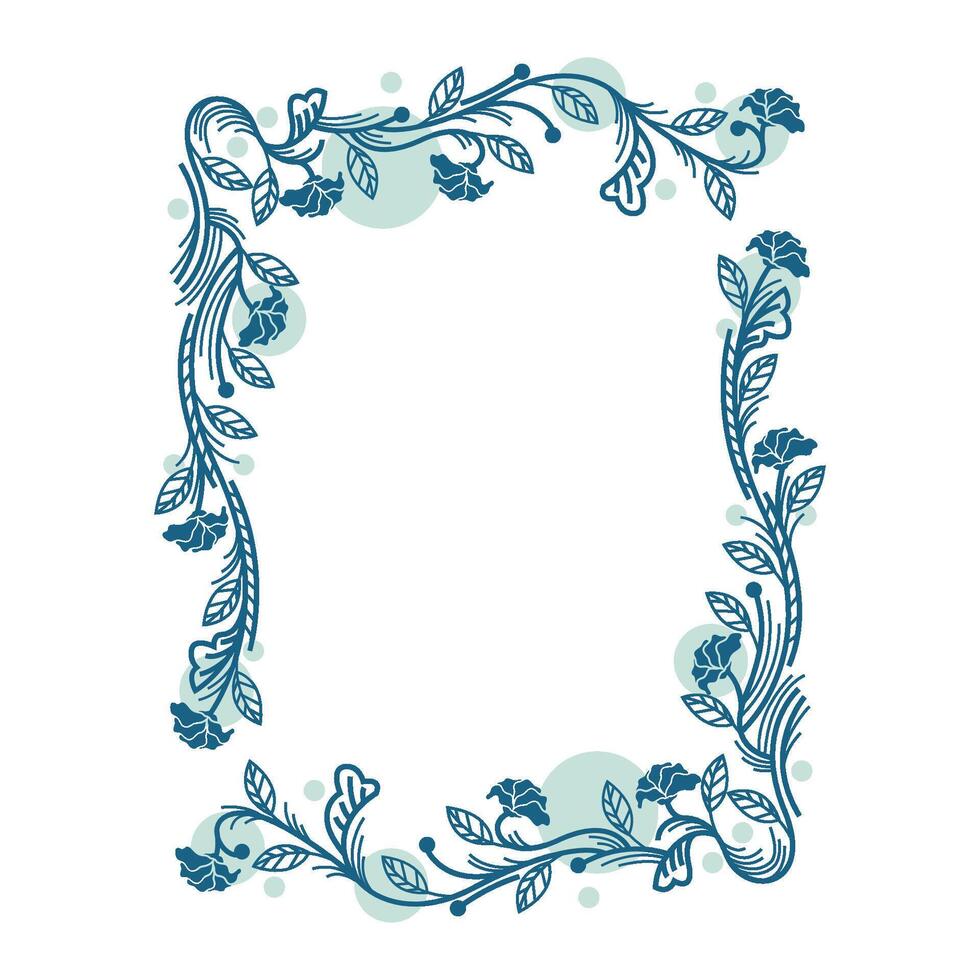 ILLUSTRATION 231 DECORATIVE ART FRAME, CAN USE FOR INVITATION, BACKGROUND, GREETING CARD, TEMPLATE, PRINT AND MANY MORE vector