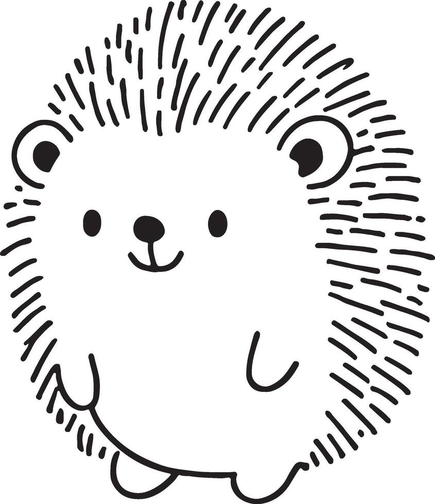 Cute Cartoon Animal Doodle playful and minimal vector