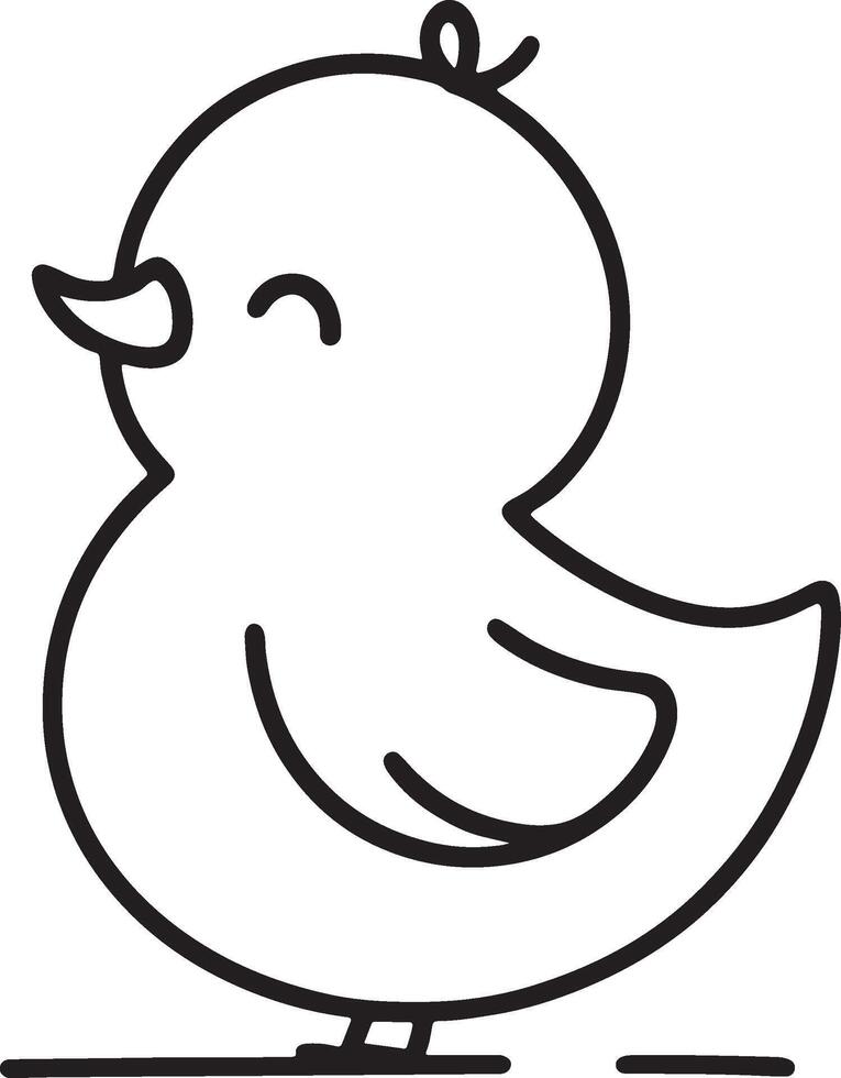 Cute Cartoon Animal Doodle playful and minimal vector