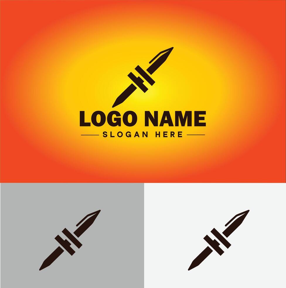 Pen write pencil logo icon for business brand app icon School Education University College Academic Campus pen logo template vector