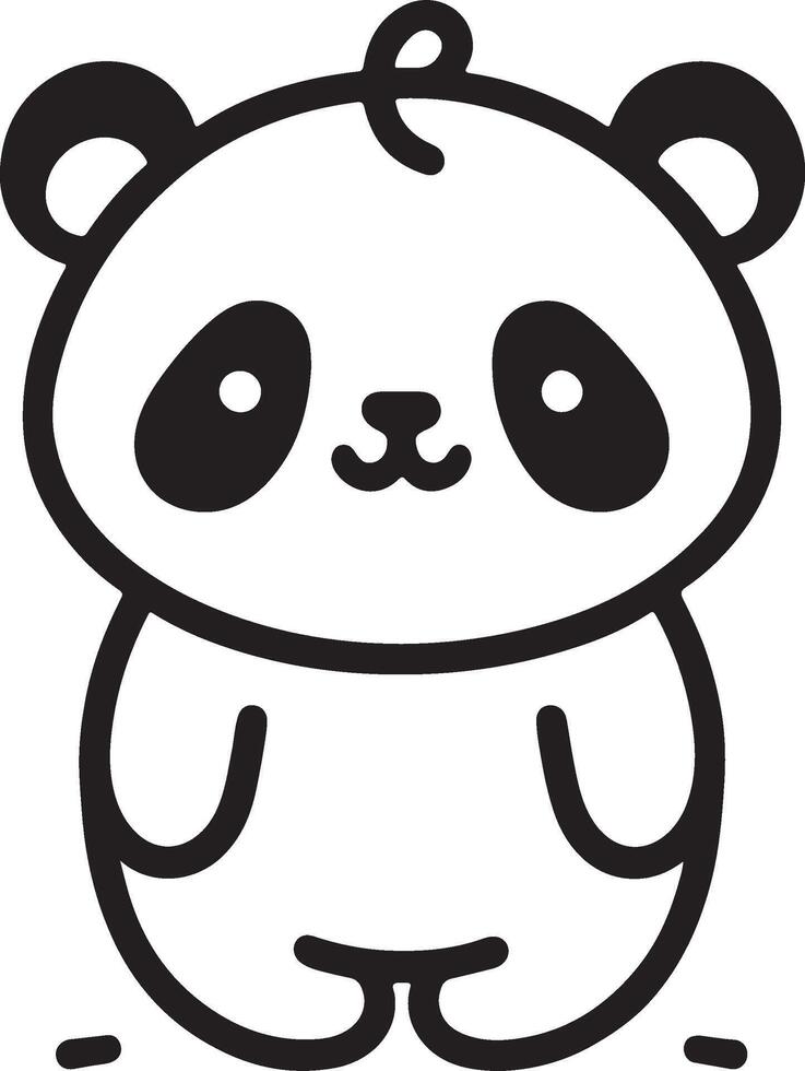 Cute Cartoon Animal Doodle playful and minimal vector