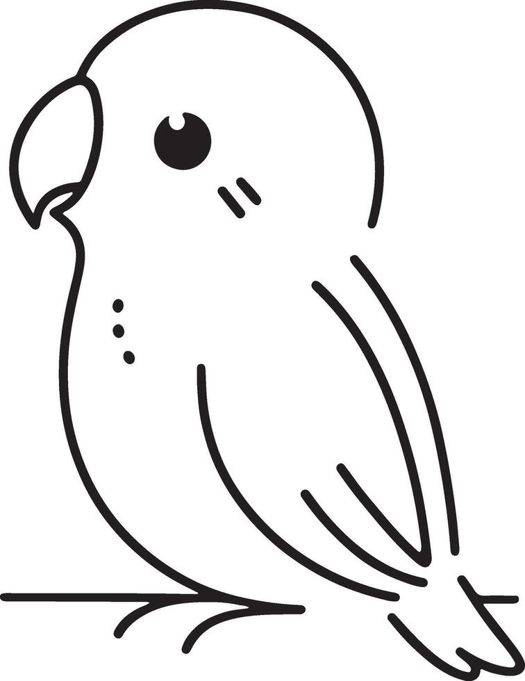 Cute Cartoon Animal Doodle playful and minimal vector