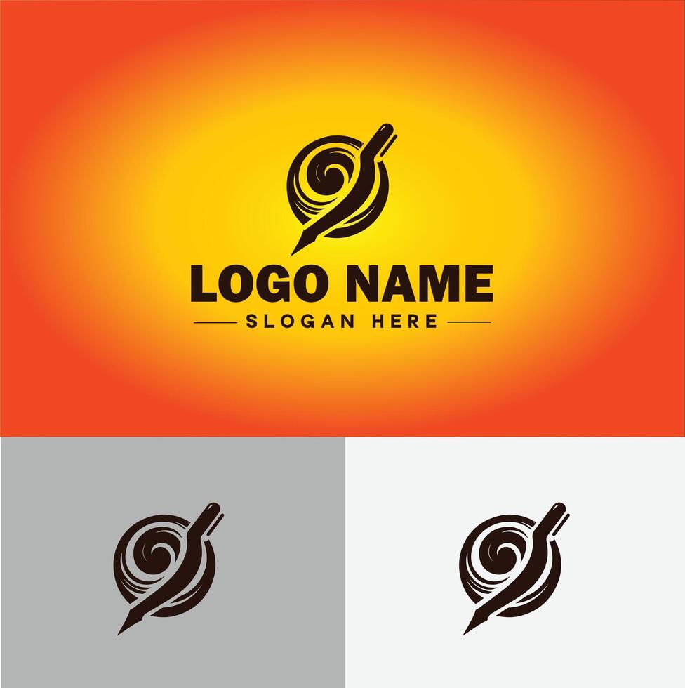 Pen write pencil logo icon for business brand app icon School Education University College Academic Campus pen logo template vector