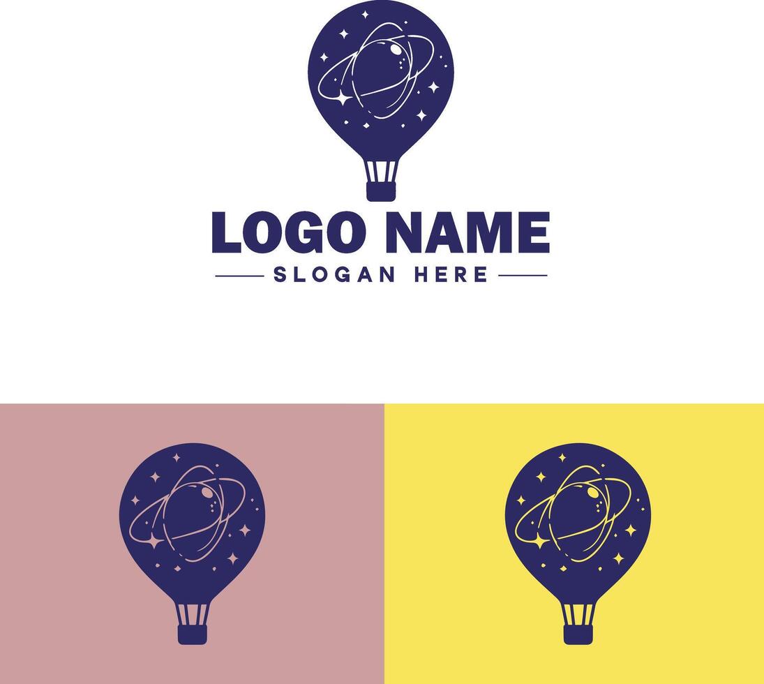 Balloon logo icon for business brand app icon party celebration logo balloon template vector
