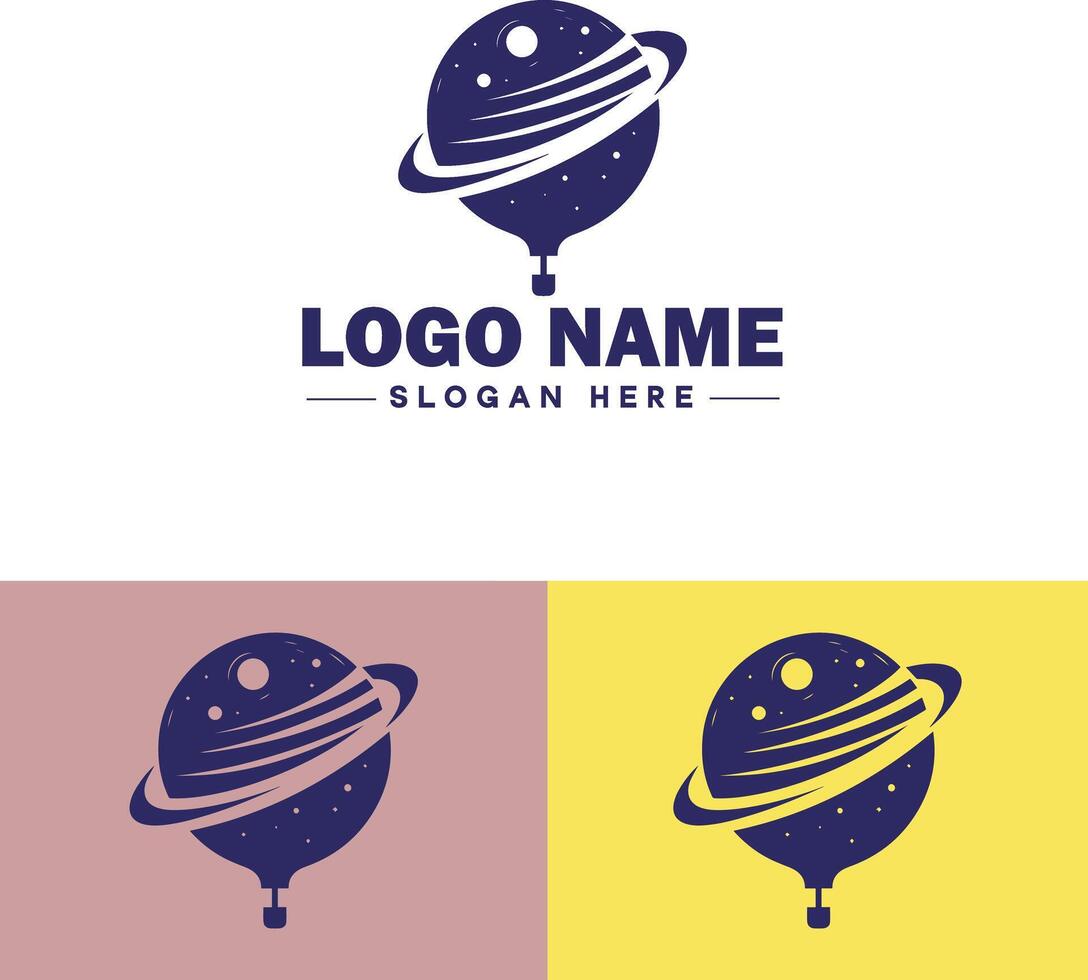 Balloon logo icon for business brand app icon party celebration logo balloon template vector