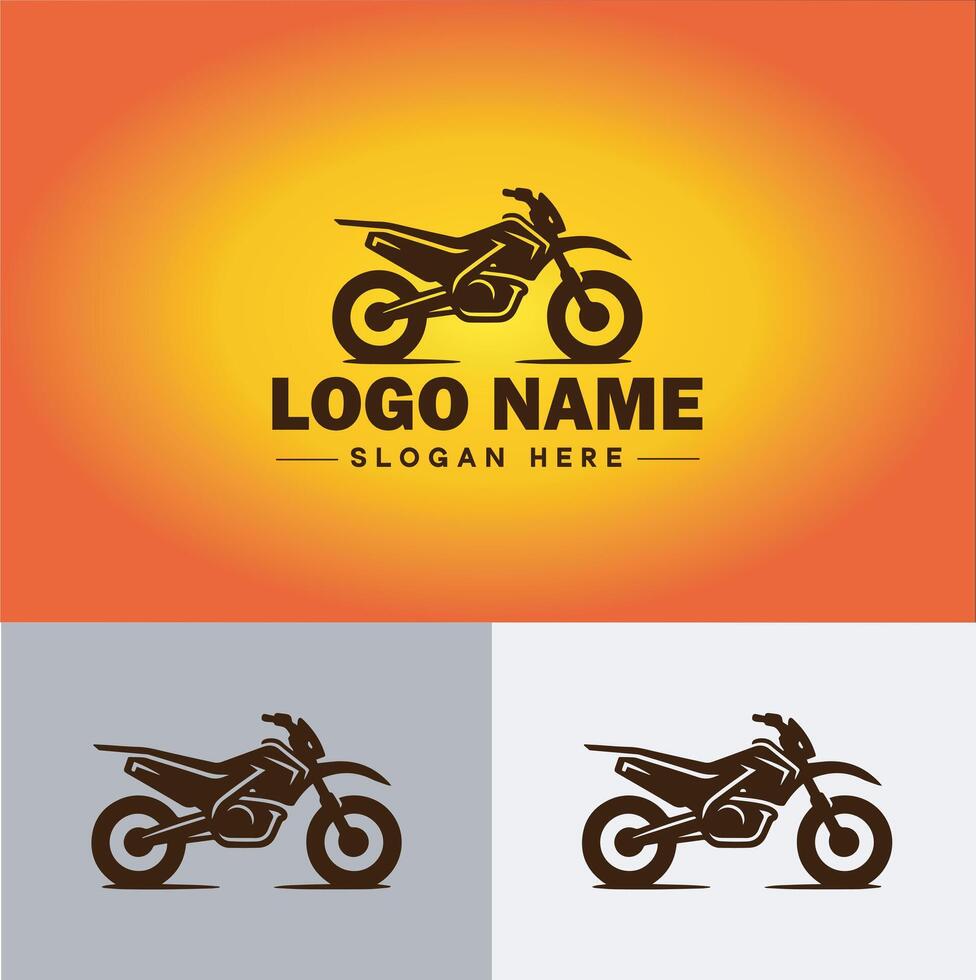 Bike logo icon for business brand app icon motorcycle sports bike cycling race logo template vector