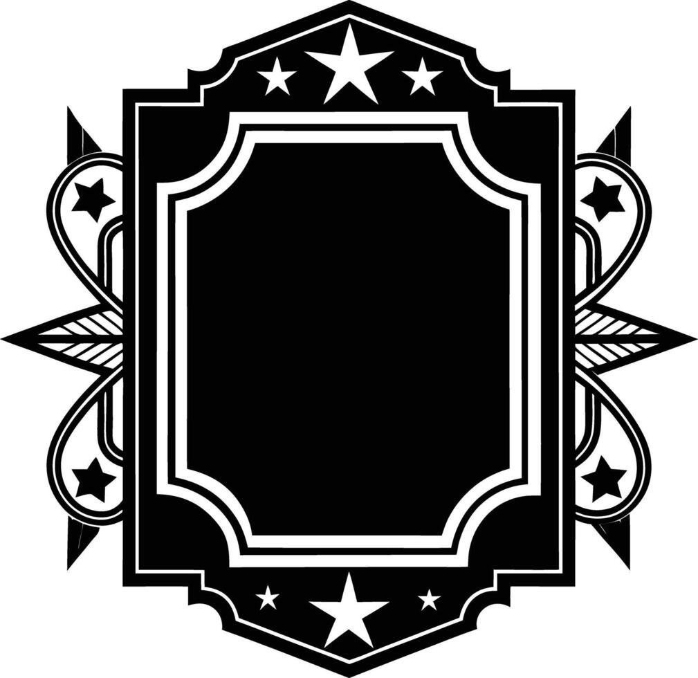 decorative corners and dividers frame illustration black and white vector